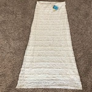 NWT Lace Maxi Skirt